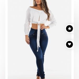 Butt lift jeans